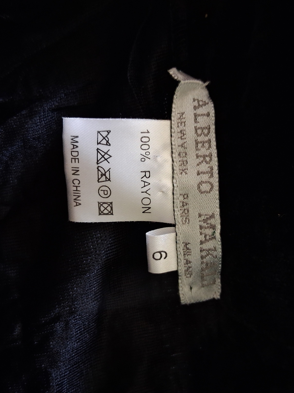 Alberto Makali Black Bandage Drop Waist Pleated Midi Skirt - Size 6 - Picture 6 of 7